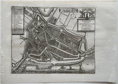Nederland - Monnikendam; I. Tirion, naar A. v.d. Gronden -, Boeken, Atlassen en Landkaarten
