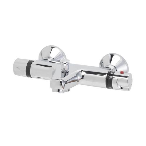 BWS Thermostatische Badkraan Universal Chroom, Doe-het-zelf en Verbouw, Sanitair, Kraan, Nieuw, Chroom, Ophalen of Verzenden
