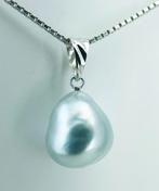 Zonder Minimumprijs - Hanger - 18 karaat Witgoud Parel -, Sieraden, Tassen en Uiterlijk, Antieke sieraden