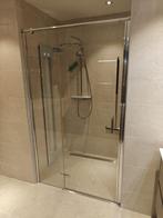 Douchedeur nis ca. 120cm helder antikalk glas - 0035, Doe-het-zelf en Verbouw, Sanitair, Ophalen, Nieuw, Glas, Douche
