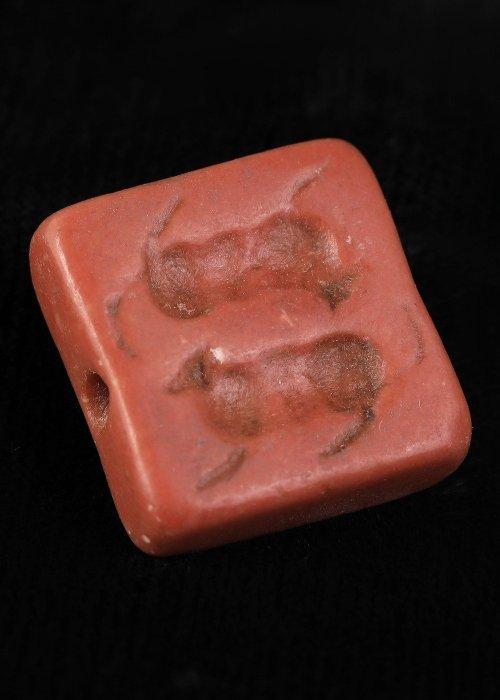 Mesopotamisch Steen Amulet, Getransformeerd tot een hanger -, Sieraden, Tassen en Uiterlijk, Antieke sieraden