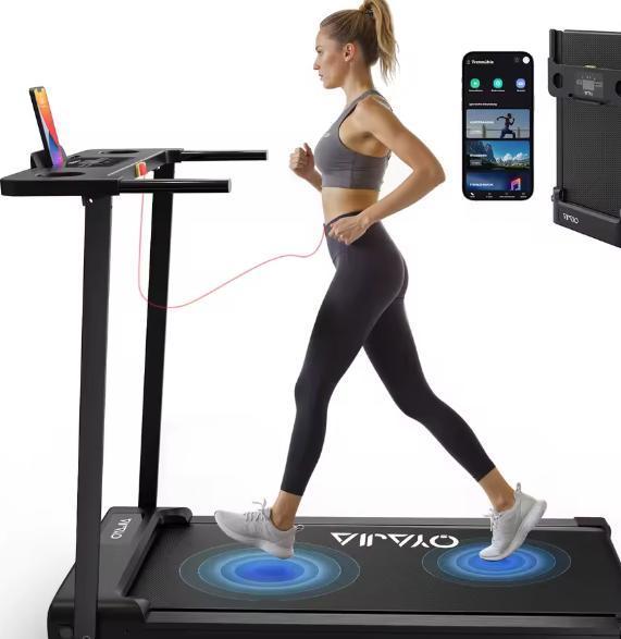 Opvouwbare 3-in-1 Loopband – 12 km/u, LED-display en App, Sport en Fitness, Fitnessapparatuur, Nieuw, Verzenden