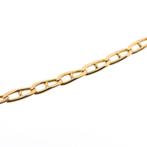Gouden marine schakel ketting; 47 cm | Midas, Goud, Gebruikt, Ophalen of Verzenden, Overige kleuren