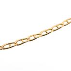 Gouden marine schakel ketting; 47 cm | Midas, Sieraden, Tassen en Uiterlijk, Ophalen of Verzenden, Gebruikt, Overige kleuren, Goud