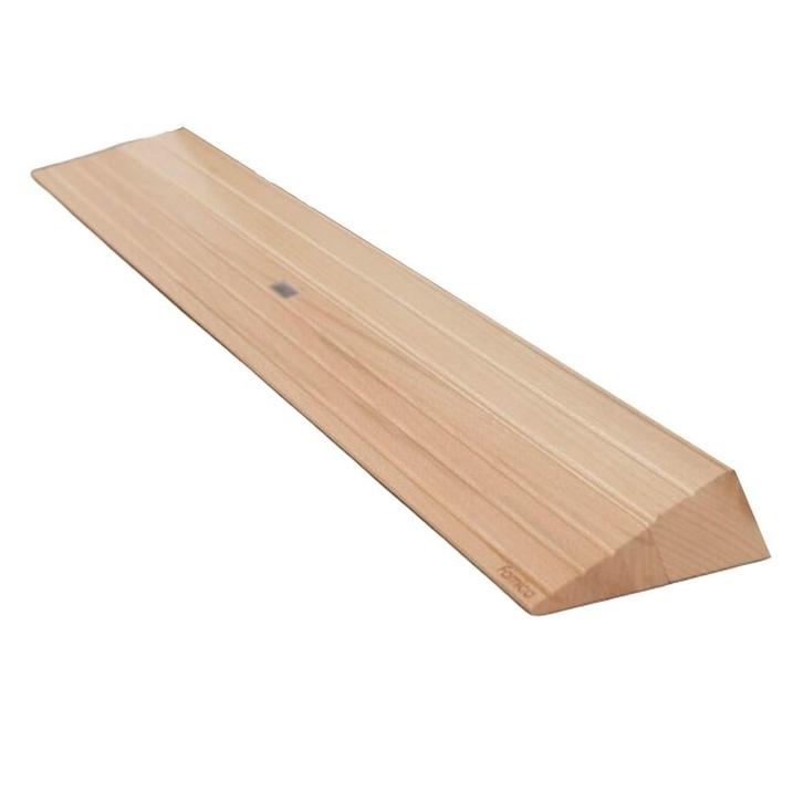 Houten drempelhulp 2,3 cm - 3,8 cm met ledverlichting, Diversen, Verpleegmiddelen, Ophalen of Verzenden