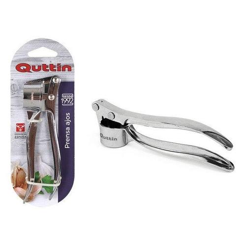 Quttin knoflookpers RVS zilver, Huis en Inrichting, Keuken | Keukenbenodigdheden, Ophalen of Verzenden