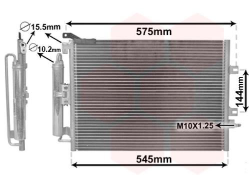 LUCHTCONDENSATOR VOOR RENAULT CLIO 2005-2009 8200443897, Auto-onderdelen, Airco en Verwarming, Nieuw, Ophalen of Verzenden