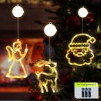 Kerstverlichting Raam Rendier + Kerstengel + Kerstman -, Diversen, Kerst, Verzenden, Nieuw