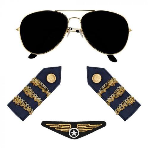 Piloten set deluxe, Hobby en Vrije tijd, Feestartikelen, Feestartikel, Nieuw, Verzenden
