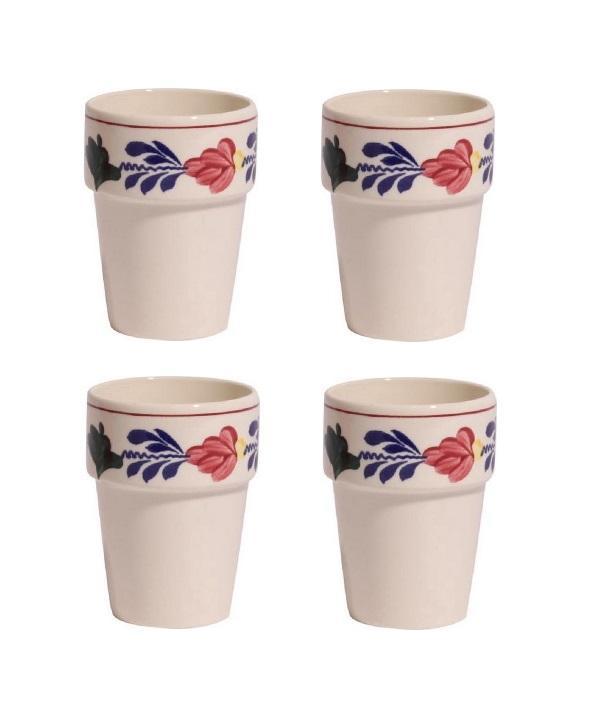 Boerenbont Melkbeker Sonja - set van 4 stuks (Huishouden), Huis en Inrichting, Keuken | Servies, Nieuw, Verzenden