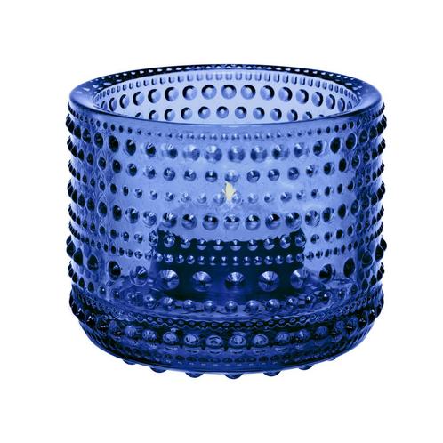 17% Korting | Iittala Kastehelmi Waxinelichthouder, Huis en Inrichting, Woonaccessoires | Kandelaars en Kaarsen, Blauw, Zo goed als nieuw