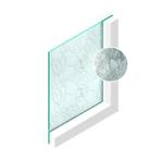 Gehard 4 mm Delta mat blank, Doe-het-zelf en Verbouw, Glas en Ramen, Ophalen of Verzenden, Nieuw