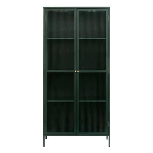 *WOONWINKEL* Wandkast Met Ribbelglas Groen, Huis en Inrichting, Kasten | Wandmeubels, Nieuw, Verzenden