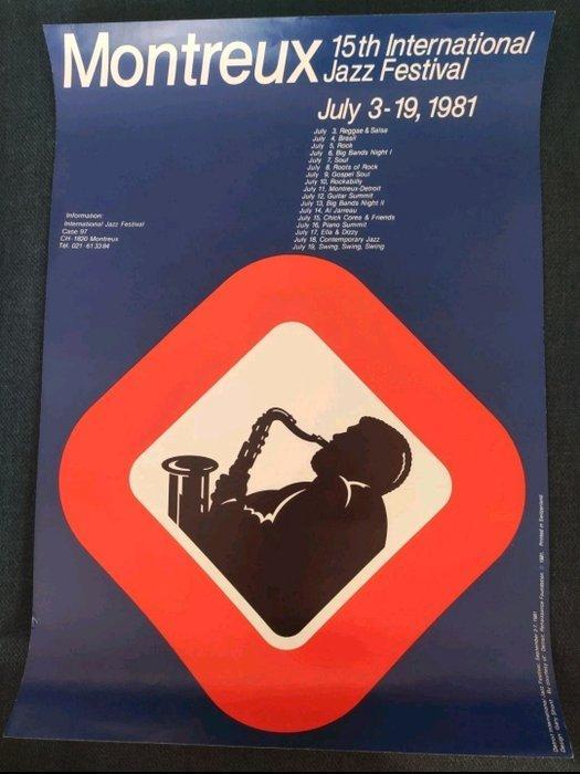 Gary Shortt - Rare Affiche 15ème Festival International de, Antiek en Kunst, Kunst | Tekeningen en Foto's