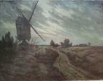 Verstreken Jules ( 1882 - 1961 ) - Zonsondergang op de heide