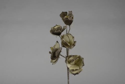 Magnolia kort foam Taupe/Creme Magnolia, Huis en Inrichting, Woonaccessoires | Kunstplanten en Kunstbloemen, Nieuw, Ophalen of Verzenden