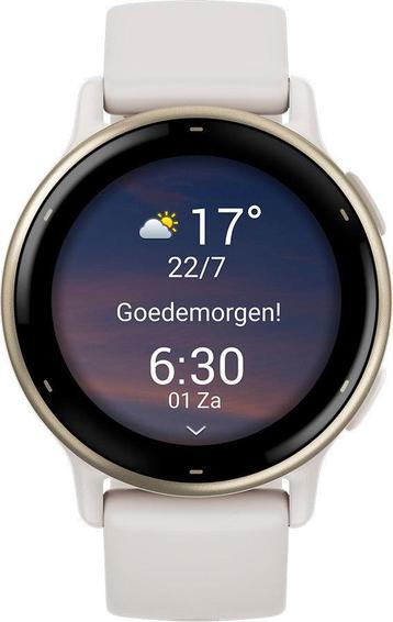 Garmin Vivoactive 5 Cream Gold/Ivory slimme horloges beschikbaar voor biedingen