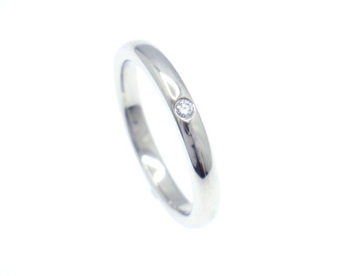 Tiffany & Co. - Ring - Elsa Peretti Single Diamond Stacking, Sieraden, Tassen en Uiterlijk, Ringen