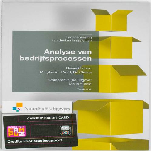Analyse van bedrijfsprocessen 9789001790943, Boeken, Economie, Management en Marketing, Zo goed als nieuw, Verzenden