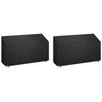 vidaXL Tuinbankhoezen 2 st 12 oogjes 210x70x70/88 cm, Verzenden, Nieuw