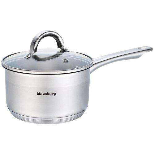 Klausberg KB-7134 steelpan / sauspan met deksel 18 cm 2.1L, Huis en Inrichting, Keuken | Potten en Pannen, Ophalen of Verzenden