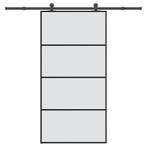 vidaXL Schuifdeur met beslag 102,5x205 cm ESG-glas en, Doe-het-zelf en Verbouw, Deuren en Horren, Verzenden, Nieuw