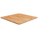 vidaXL Tafelblad vierkant 60x60x1,5 cm massief eiken, Huis en Inrichting, Tafels | Eettafels, Verzenden, Nieuw