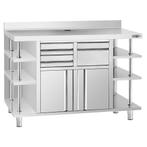 GGM Gastro | Werkkast - voor koffiemachine - 2500x600mm - |, Verzenden, Nieuw in verpakking, Meubilair