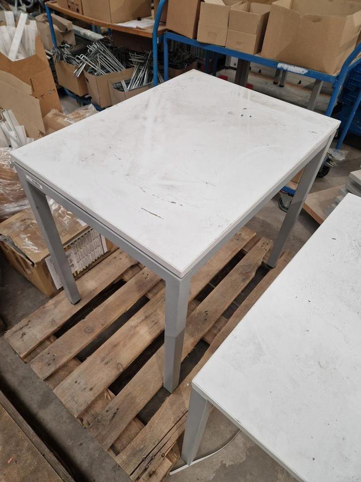 Partij van 5 tafels 800x600x750mm, gebruikt as-is - Partij 5, Huis en Inrichting, Bureaus, Gebruikt, Ophalen of Verzenden