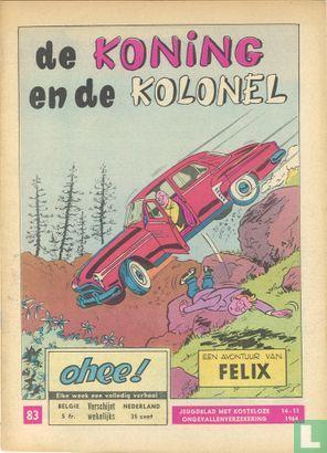 Felix [Tillieux] - De koning en de kolonel - 1964 (strips), Boeken, Stripboeken, Gelezen, Eén stripboek, Verzenden