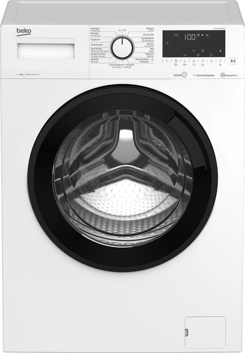 Beko Wtv8716xbwst Steamcure Wasmachine 1400t 8kg, Witgoed en Apparatuur, Wasmachines, Zo goed als nieuw, Voorlader, 85 tot 90 cm