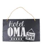 Leisteen Bordje Hotel Oma 25cm, Hobby en Vrije tijd, Verzenden, Nieuw