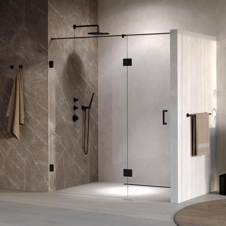 Brauer Void - Nisdeur - 2-Delig - Helder Glas - 170 x 200 cm, Doe-het-zelf en Verbouw, Sanitair, Ophalen of Verzenden