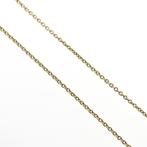 Vintage gouden collier met granaat (Ketting), Gebruikt, Overige kleuren, Ophalen of Verzenden, Met edelsteen