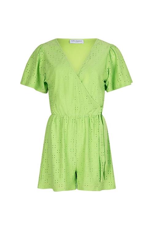 -50% Lofty Manner  Lofty Manner Playsuit zendaya lime  maat, Kleding | Dames, Jumpsuits, Geel, Nieuw, Verzenden