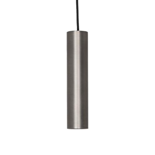 Cylin Hanglamp Gun Metal Ø6cm Binnenverlichting, Huis en Inrichting, Lampen | Hanglampen, Verzenden