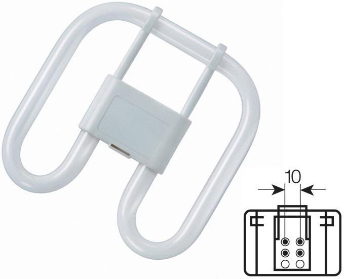 Patron CFL Square 28W/830/4P | 4-pins GR10q, Huis en Inrichting, Lampen | Overige, Nieuw, Ophalen of Verzenden