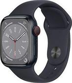 Apple Watch Series 8 41 mm kast van middernacht aluminium op, Verzenden, Gebruikt