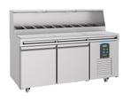 Combisteel Pizzawerkbank | 460L | 2 Deuren | Boven 9x 1/3 GN, Ophalen of Verzenden, Nieuw