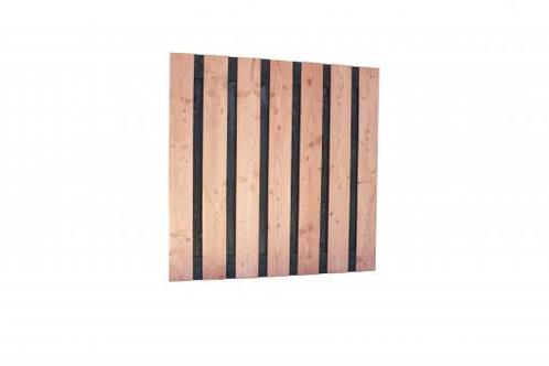 Douglas Schutting Douglas fijnb tuinscherm zwarte binnenkant, Tuin en Terras, Schuttingen, Minder dan 3 meter, Nieuw, Hout, 1 tot 2 meter