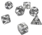 Doorzichtige Polydice Set | Spellenrijk - Spelonderdelen, Verzenden, Nieuw