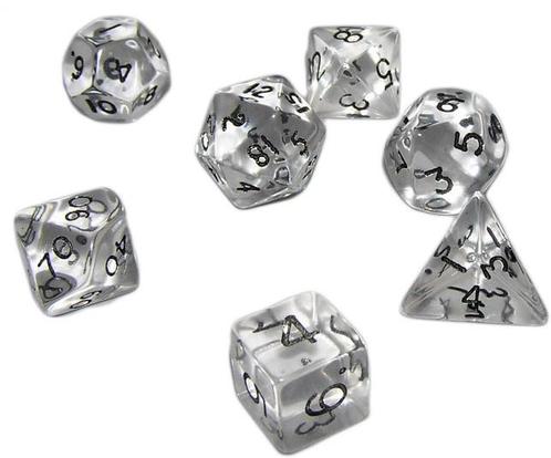 Doorzichtige Polydice Set | Spellenrijk - Spelonderdelen, Hobby en Vrije tijd, Gezelschapsspellen | Bordspellen, Nieuw, Verzenden