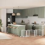 vidaXL Hondenhek inklapbaar met deur 12 panelen 600cm, Dieren en Toebehoren, Honden-accessoires, Verzenden, Nieuw