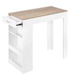 Bartafel met lade en wijnrek – 100×50×100 cm opbergruimte, Verzenden, Nieuw