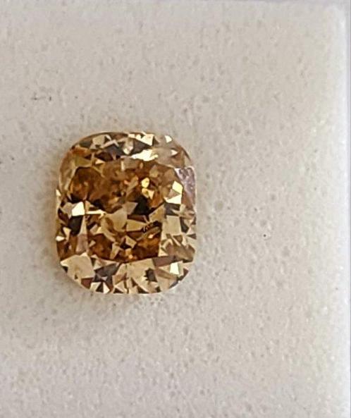 1 pcs Diamant (Natuurlijk gekleurd) - 1.09 ct - Cushion -, Sieraden, Tassen en Uiterlijk, Edelstenen