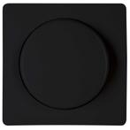 Kopp Dimmerplaat - 1 Knop - Mat Zwart - Thermoplast - 70x..., Ophalen of Verzenden, Nieuw