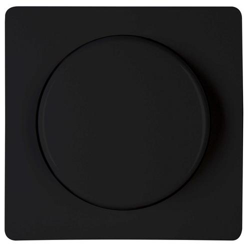 Kopp Dimmerplaat - 1 Knop - Mat Zwart - Thermoplast - 70x..., Doe-het-zelf en Verbouw, Elektra en Kabels, Nieuw, Ophalen of Verzenden