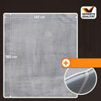 Elektrische Verwarmingsdeken Grijs 160x140cm met Timer, Verzenden, Nieuw