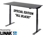 Linak DL6ic ALL BLACK! elektrisch zit/sta bureau, Ophalen of Verzenden, Nieuw in verpakking