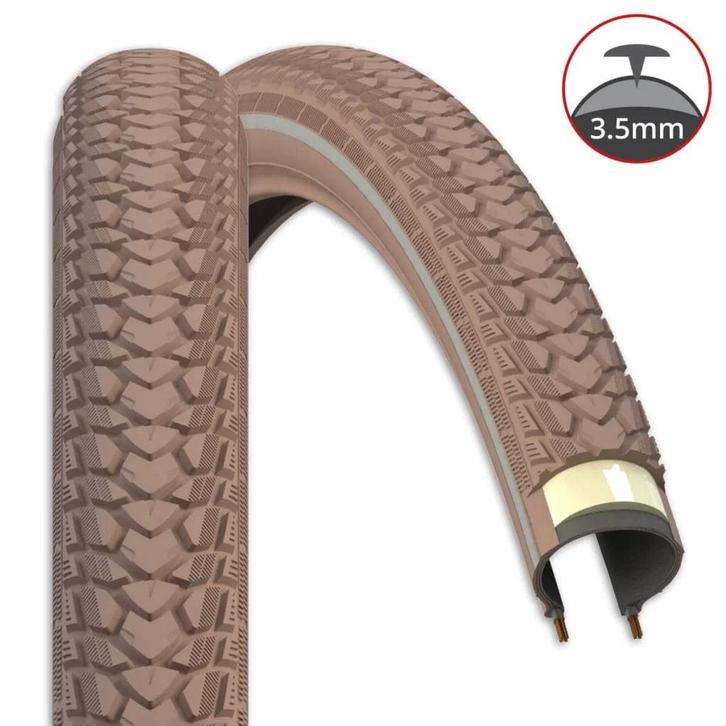 Rexway Buitenband Shopper - Bruin - 28 x 1.75 (47-622), Fietsen en Brommers, Fietsonderdelen, Nieuw, Verzenden